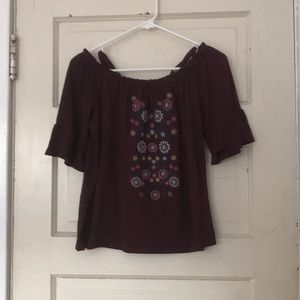 Off the shoulder top
